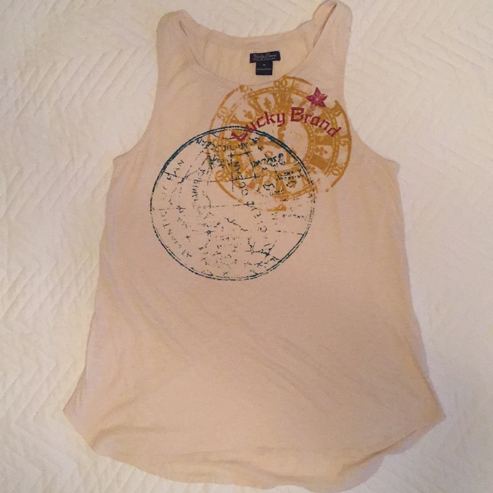 Graphic Racer Back Tank